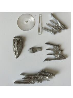 Vintage Citadel Warhammer 40K BattleFleet Gothic Eldar Shadow Cruiser